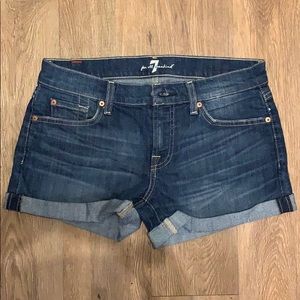 [7 FOR ALL MANKIND] Denim Shorts